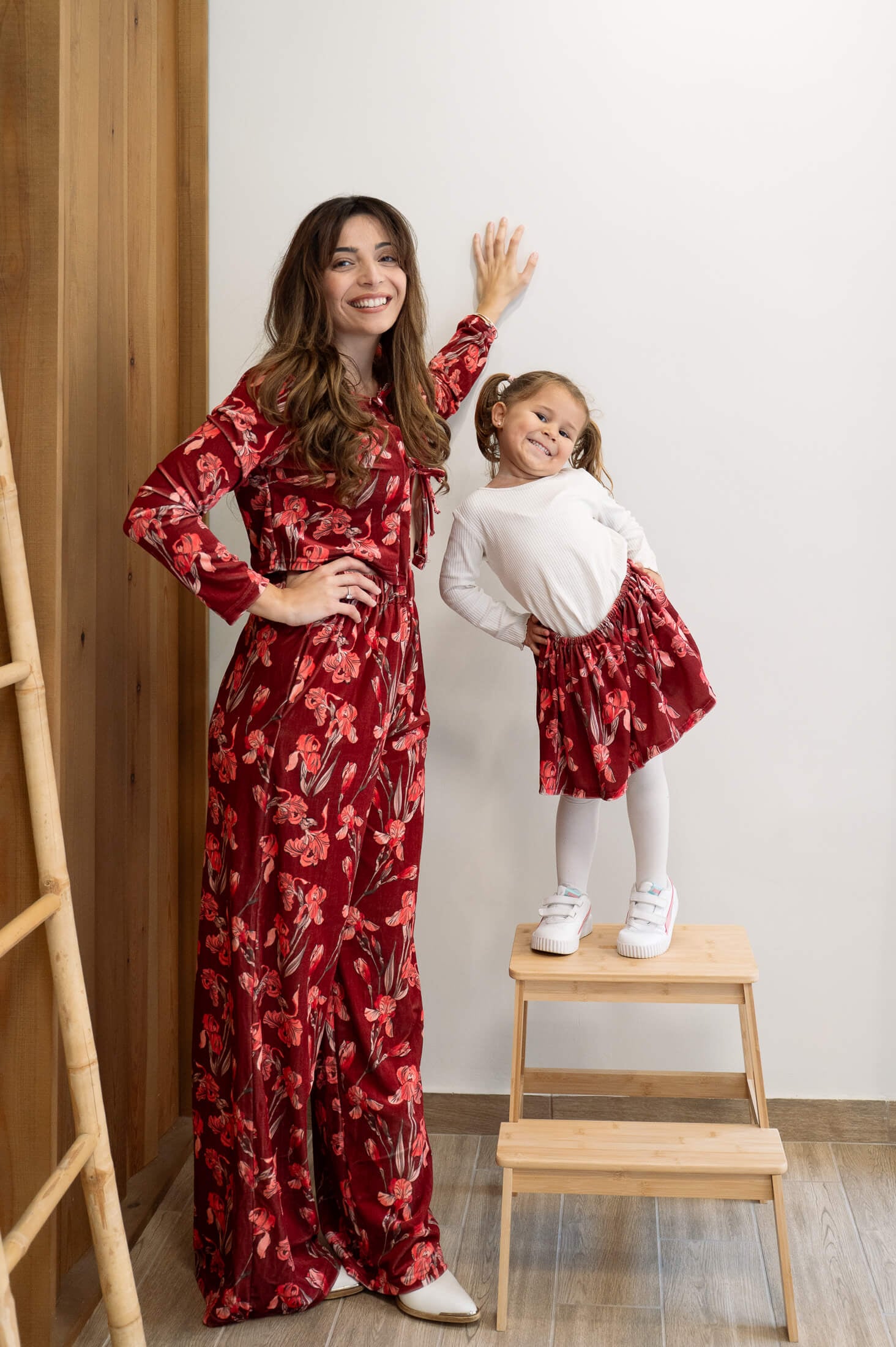 Velvet Rosé Pants - Image 3