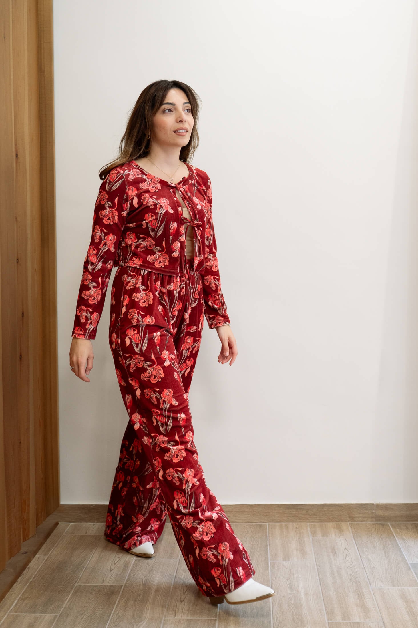 Velvet Rosé Pants - Image 5